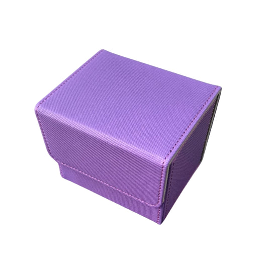 DECKBOX +100 LEATHER HORIZONTAL - PURPLE