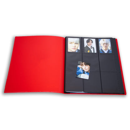 BINDER RED - 9 POCKET 360 CARD SLOTS