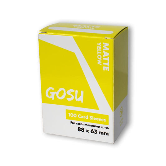 FUNDA MATTE GOSU STANDARD MTG - YELLOW